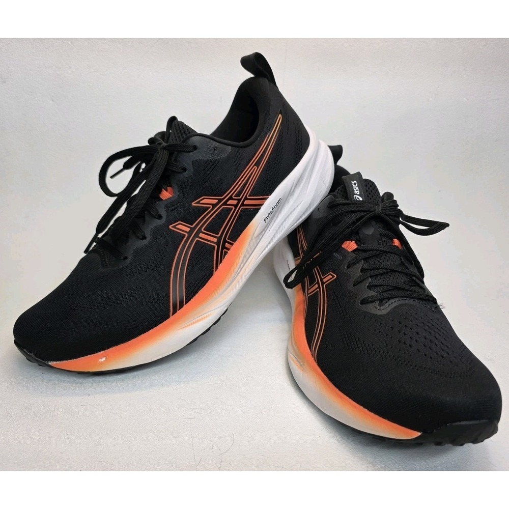 Men's Size 10 Asics Gel-Pulse 16 Athletic Running Shoes Black Orange